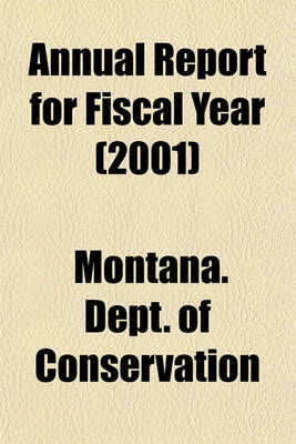 Book cover for Annual Report for Fiscal Year (2001)