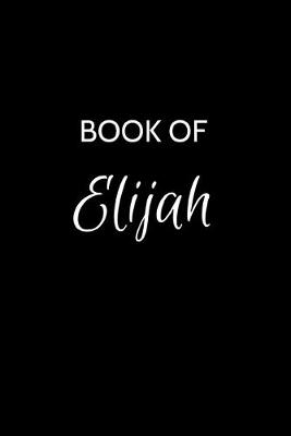 Book cover for Book of Elijah