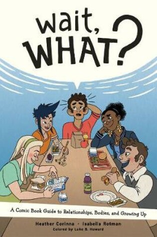 Cover of Wait, What?: A Comic Book Guide to Relationships, Bodies, and Growing Up