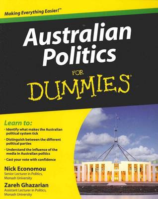 Book cover for Australian Politics For Dummies