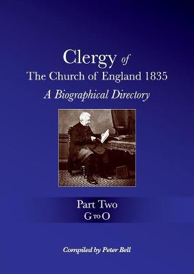 Cover of Clergy of the Church of England 1835 - Part Two