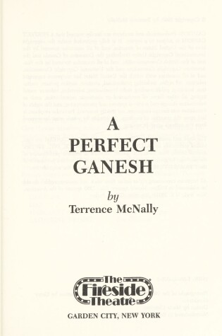 Cover of A Perfect Ganesh