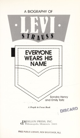 Book cover for Everyone Wears His Name