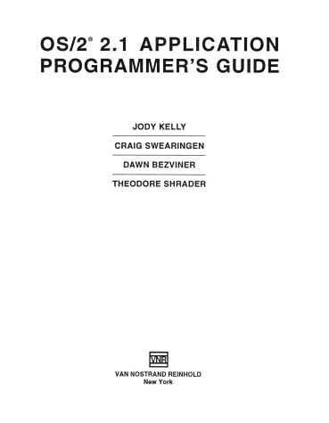 Book cover for OS/2 2.1 Application Programmer's Guide