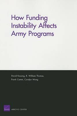 Book cover for How Funding Instability Affects Army Programs