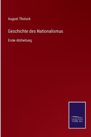 Cover of Geschichte des Nationalismus