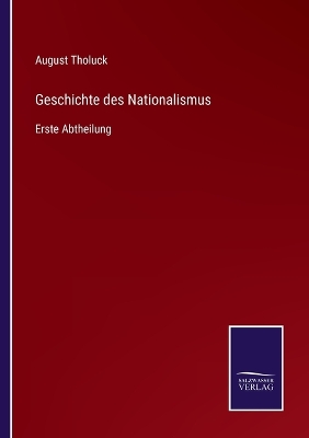 Book cover for Geschichte des Nationalismus