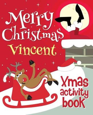 Book cover for Merry Christmas Vincent - Xmas Activity Book