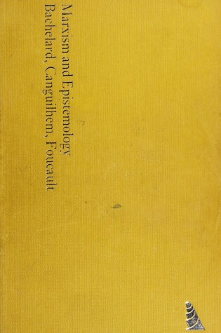 Cover of Marxism and Epistemology