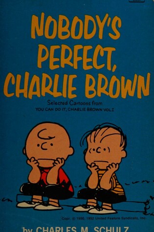 Cover of Nobody's Perfect, Charlie Brown