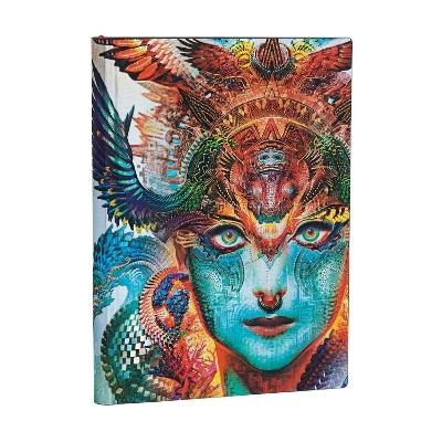 Book cover for Dharma Dragon Midi Lined Softcover Flexi Journal (176 pages)
