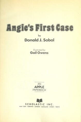 Book cover for Angie's First Case