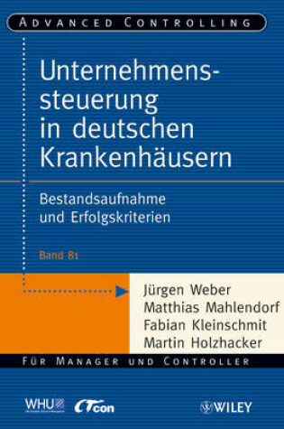 Cover of Unternehmenssteuerung in deutschen Krankenhäusern