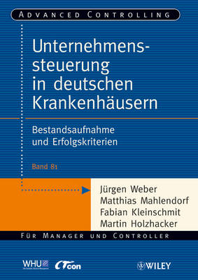 Book cover for Unternehmenssteuerung in deutschen Krankenhäusern