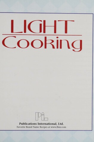 Cover of Light Cooking