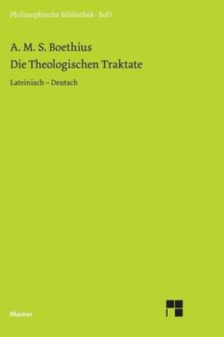 Cover of Die theologischen Traktate