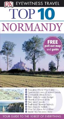 Book cover for DK Eyewitness Top 10 Travel Guide: Normandy