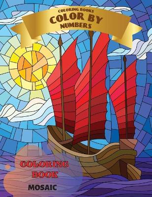Book cover for Coloring Books - Color by Numbers - Mosaic