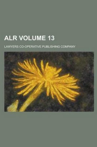 Cover of Alr Volume 13