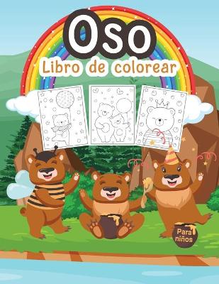 Book cover for Oso Libro de Colorear para Niños