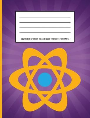 Book cover for Retro Atom Periodic Table Chemistry Composition Notebook