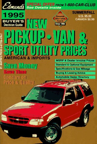 Cover of Edmunds Nineteen Ninety-Five Vans, Pickups and Sport Utilities