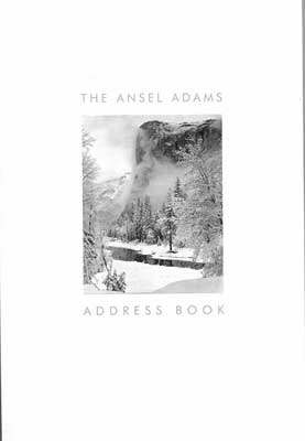Book cover for Ansel Adams Address Book