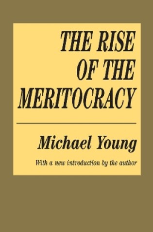 Cover of The Rise of the Meritocracy