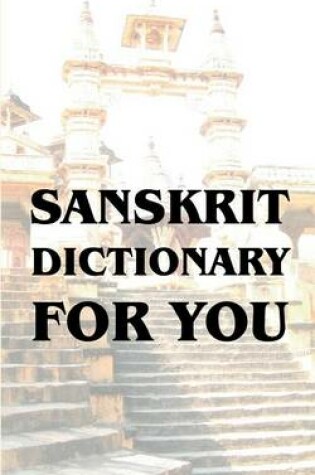 Cover of Sanskrit Dictionary for You