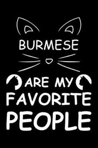 Cover of Burmese Are My Favorite People