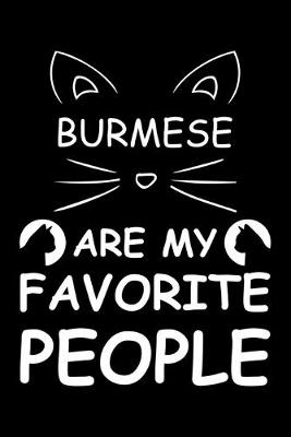 Book cover for Burmese Are My Favorite People