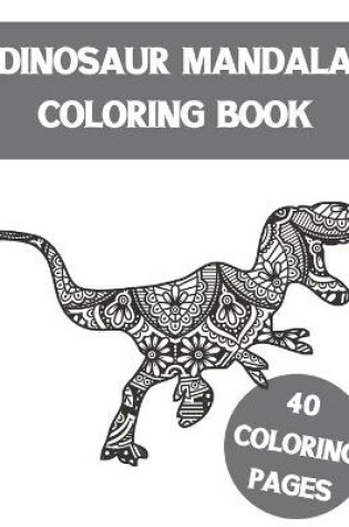 Cover of Dinosaur Mandala Coloring Book