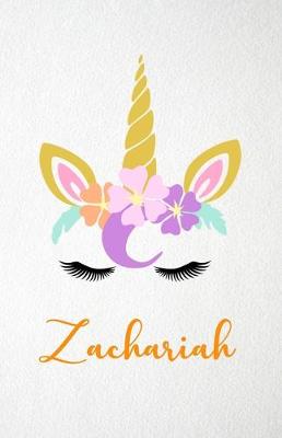 Book cover for Zachariah A5 Lined Notebook 110 Pages