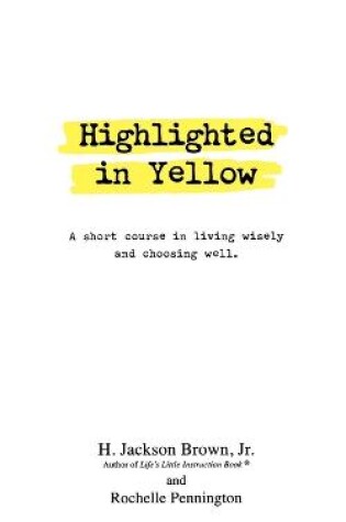 Cover of Highlighted in Yellow