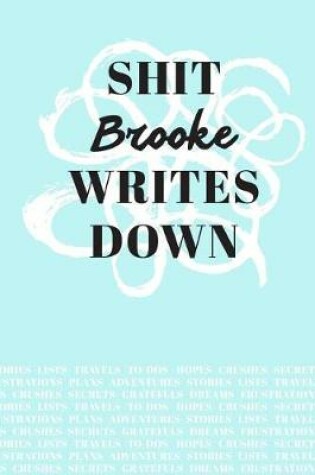 Cover of Shit Brooke Writes Down
