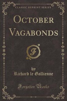 Book cover for October Vagabonds (Classic Reprint)