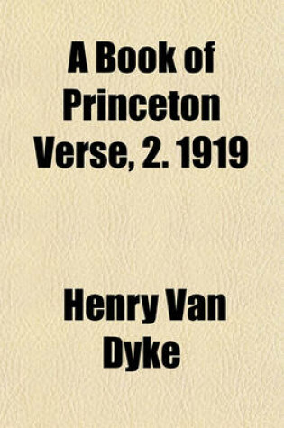 Cover of A Book of Princeton Verse, 2. 1919