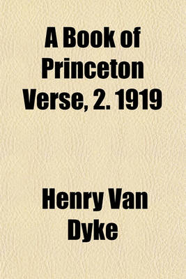 Book cover for A Book of Princeton Verse, 2. 1919