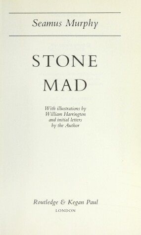 Book cover for Stone Mad