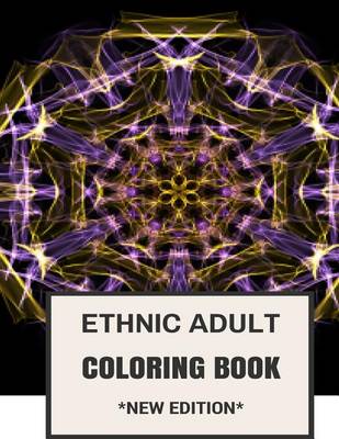 Book cover for Ethnic Adult Coloring Book
