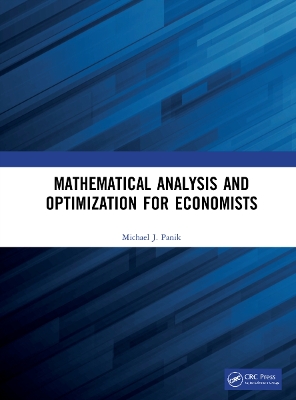 Book cover for Mathematical Analysis and Optimization for Economists