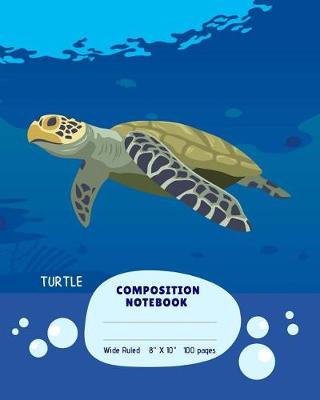 Book cover for Turtle Composition Notebook