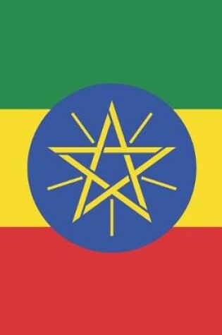 Cover of Ethiopia Flag Notebook - Ethiopian Flag Book - Ethiopia Travel Journal