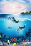 Book cover for Dolphin Pod Notebook