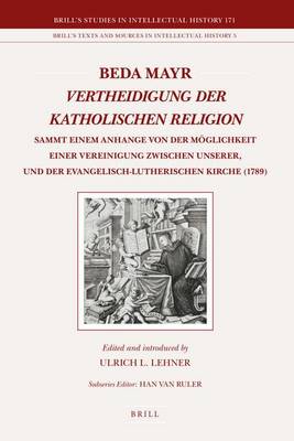 Book cover for Beda Mayr, Vertheidigung Der Katholischen Religion (1789)