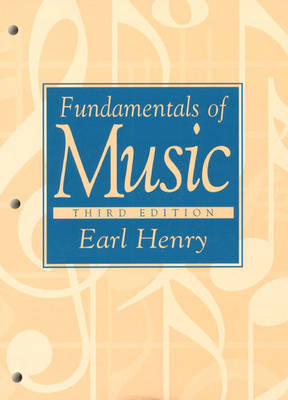 Book cover for Fundamentals of Music and CD Package