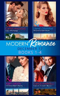 Book cover for Modern Romance Collection: December 2017 Books 1 - 4