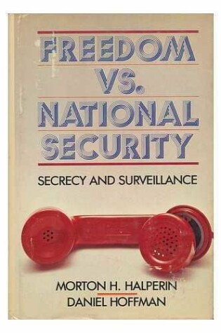 Cover of Freedom Vs. National Security