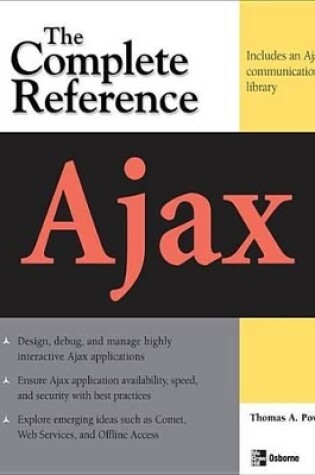 Cover of Ajax: The Complete Reference