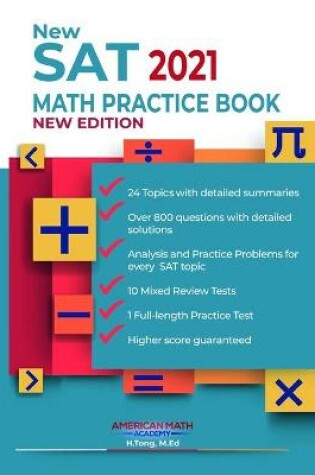 Cover of New SAT 2021 Math Practice Book
